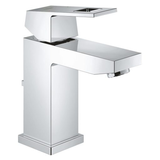 GROHE Eurocube egykaros mosdó csaptelep 1/2″ S-es méret,  húzórudas leeresztővel