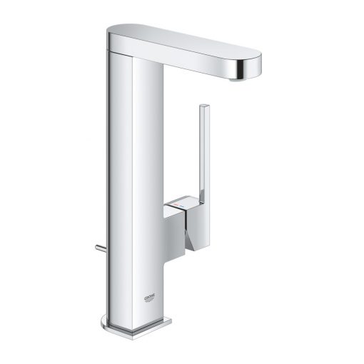 GROHE Plus egykaros mags mosdócsaptelep 1/2" L-es méret,  húzórudas leeresztővel, 5,7 l/perc