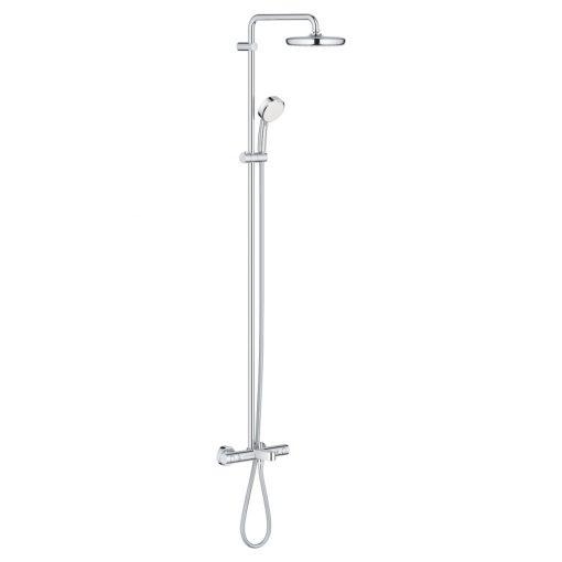 GROHE TEMPESTA termosztátos zuhanyrendszer kádtöltővel 210mm fejzuhannyal, Tempesta Cosmopolitan 100 mm kézizuhannyal