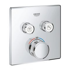   GROHE Grohtherm SmartControl Termosztát falsík mögötti telepítéshez, 2 fogyasztóra