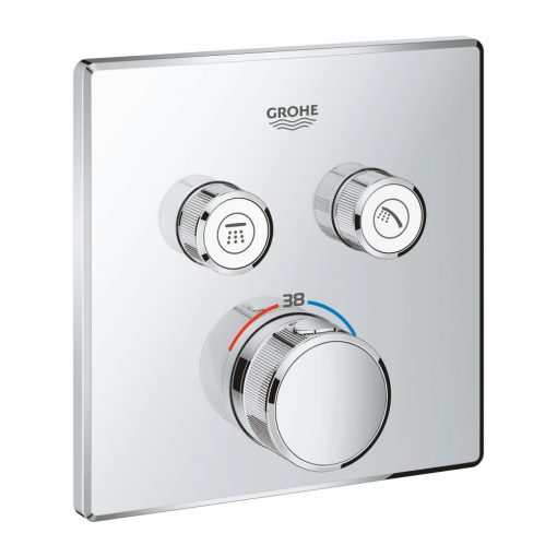 GROHE Grohtherm SmartControl Termosztát falsík mögötti telepítéshez, 2 fogyasztóra