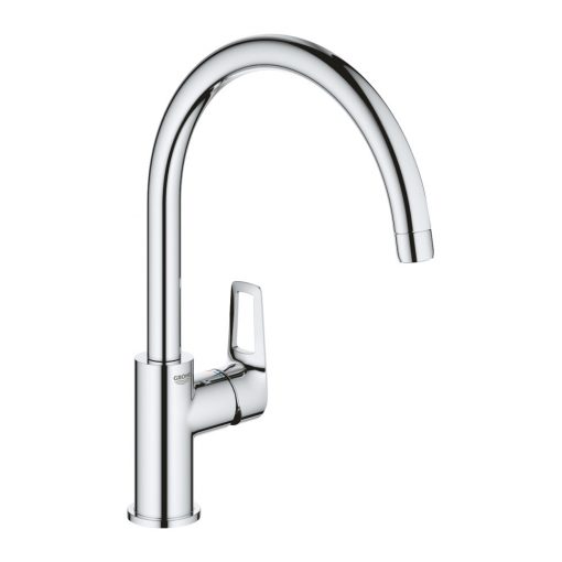 GROHE BauLoop egykaros mosogatócsaptelep elforgatható magas kifolyóval 1/2", nikkelmentes