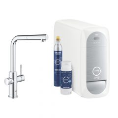   GROHE Blue Home L-kifolyós kezdőkészlet kihúzható gyöngyöztetővel