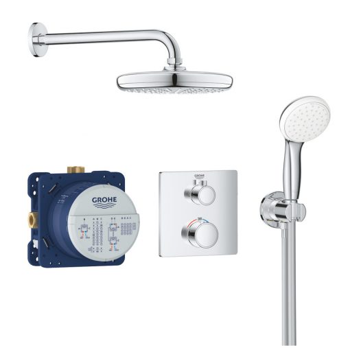 GROHE Grohtherm Teljes zuhanyrendszer Tempesta 210 fejzuhannyal